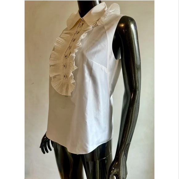 Chloé vintage silk ruffle top, circa early 2000s (Phoebe Philo era) - Picture 8 of 11